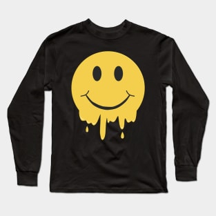 Retro Acid House Happy Hardcore Ravers Melt Long Sleeve T-Shirt